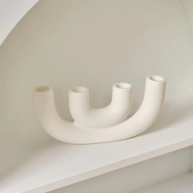 Ceramic Candlestick Holder